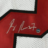 Framed Autographed/Signed Ray Rice 35x39 Rutgers White College Football Jersey Steiner Sports COA
