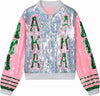 Alpha Kappa Alpha Sorority AKA Sequin Jacket by T-Shirt Crazed