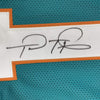 Autographed/Signed Tua Tagovailoa Miami Teal Football Jersey Beckett BAS COA