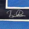 Framed Autographed/Signed Derrick Henry 35x39 Tennessee Titans Light Blue Football Jersey Beckett BAS COA