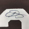 Autographed/Signed Odell Beckham Jr. Cleveland Retro Brown Football Jersey JSA COA