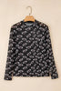 Brown Game Day Football Mesh Sheer Long Sleeve Top by Wild and Free Boutique
