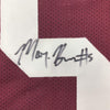 Framed Autographed/Signed Marquise Brown 35x39 Oklahoma Red College Football Jersey JSA COA