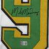 Autographed/Signed Mike Modano Minnesota White Hockey Jersey Beckett BAS COA