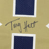 Framed Autographed/Signed Torry Holt 35x39 St. Louis Dark Blue Football Jersey Beckett BAS COA