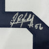 Framed Autographed/Signed Randy Arozarena 35x39 Tampa Bay White Baseball Jersey JSA COA