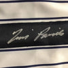 Autographed/Signed Tim Raines New York Pinstripe Baseball Jersey JSA COA by Hall of Fame Sports Memorabilia