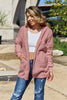Women Full Size Teddy Hooded Jacket with Pockets Cozy Casual Jacket Comfortable Women Jacket by Stevvex