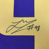 Framed Autographed/Signed Linval Joseph 35x39 Minnesota Color Rush Football Jersey JSA COA