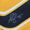 Autographed/Signed Pekka Rinne Nashville Yellow Hockey Jersey Beckett BAS COA