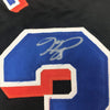 Framed Autographed/Signed Mike Piazza 35x39 New York NY Black Baseball Jersey Beckett BAS COA