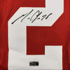 Autographed/Signed Melvin Gordon III Wisconsin Red Stat College Football Jersey Athlete Hologram COA