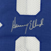 Autographed/Signed Henry Ellard Los Angeles LA White Football Jersey JSA COA by Hall of Fame Sports Memorabilia