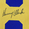 Autographed/Signed Henry Ellard Los Angeles LA Blue Football Jersey JSA COA by Hall of Fame Sports Memorabilia