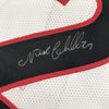 Autographed/Signed Nick Chubb Georgia White College Football Jersey JSA COA