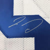 Framed Autographed/Signed Jaylon Smith 35x39 Dallas White Football Jersey PSA/DNA COA