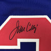 Autographed/Signed Jim Craig Blue Team USA Miracle On Ice 1980 Olympics Hockey Jersey JSA COA
