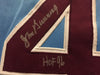Framed Autographed/Signed Jim Bunning HOF 96  35x39 Philadelphia Phillies Blue Baseball Jersey JSA COA