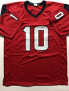 Autographed/Signed DeAndre Hopkins Houston Texans Red Football Jersey Tristar COA Holo