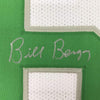 Framed Autographed/Signed Bill Bergey 35x39 Philadelphia White Football Jersey JSA COA