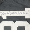 Framed Autographed/Signed Donnie Shell 35x39 HOF 2002 Pittsburgh Black Football Jersey Schwartz Sports COA