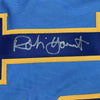 Framed Autographed/Signed Robin Yount 35x39 Milwaukee Blue Baseball Jersey JSA COA