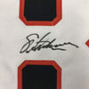 Framed Autographed/Signed Eric Lindros 35x39 Philadelphia Black Hockey Jersey JSA COA