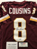 Autographed/Signed Kirk Cousins Washington Burgundy Football Jersey TRISTAR COA