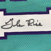 Autographed/Signed Glen Rice Charlotte Teal Basketball Jersey PSA/DNA COA by Hall of Fame Sports Memorabilia