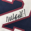 Framed Autographed/Signed Micheal Ray Richardson 35x39 New York Dark Blue Basketball Jersey PSA/DNA COA