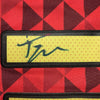 Framed Autographed/Signed Trae Young 35x39 Atlanta Red Basketball Jersey JSA COA