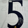 Framed Autographed/Signed Jude Bellingham 35x39 Real Madrid White Soccer Jersey Beckett BAS COA
