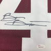 Framed Autographed/Signed Brian Bosworth 35x39 Oklahoma Red College Football Jersey JSA COA by Hall of Fame Sports Memorabilia