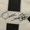 Framed Autographed/Signed Raghib Rocket Ismail 35x39 Oakland Raiders Black Football Jersey JSA COA