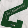 Autographed/Signed Joe Namath New York White Stat Football Jersey Steiner Sports COA