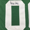 Framed Autographed/Signed Robert Parish 35x39 Boston Green Basketball Jersey JSA COA Holo Only