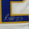 Framed Autographed/Signed Ron Artest Metta World Peace 35x39 Indiana White Basketball Jersey PSA/DNA COA