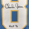 Autographed/Signed Charlie Joiner HOF 96 San Diego Powder Blue Football Jersey JSA COA