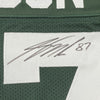 Autographed/Signed Jordy Nelson Green Bay Green Stat Football Jersey JSA COA