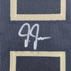 Framed Autographed/Signed Justin Jefferson 35x39 Minnesota Blackout Football Jersey JSA COA