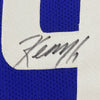 Framed Autographed/Signed Kenny Golladay 35x39 New York Blue Football Jersey JSA COA