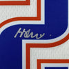 Framed Autographed/Signed Shai Gilgeous-Alexander 35x39 Oklahoma City Thunder White Basketball Jersey Fanatics COA