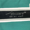 Framed Autographed/Signed Livan Hernandez 97 WS MVP 35x39 Florida Teal Baseball Jersey PSA/DNA COA