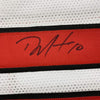 Framed Autographed/Signed DeAndre Hopkins 35x39 Arizona White Football Jersey JSA COA