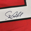 Autographed/Signed Steve Bartkowski Atlanta Red Football Jersey JSA COA