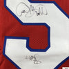 Framed Autographed/Signed Andre Tippett 35x39 HOF 08 New England Red Football Jersey JSA COA