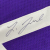 Framed Autographed/Signed Leonard Fournette 35x39 LSU Purple College Football Jersey JSA COA