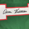 Autographed/Signed Oscar Robertson Milwaukee Green Basketball Jersey PSA/DNA COA