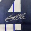 Framed Autographed/Signed Gerrit Cole 35x39 New York Pinstripe Baseball Jersey Beckett BAS COA