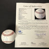 Autographed/Signed Aaron Judge 2013 1st Rd Pick  Inscribed Rawlings Official Major League Baseball ROML JSA COA/LOA Auto